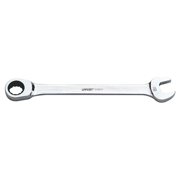 Urrea Combination Ratchet Wrench, 18Mm. - 1218MCM