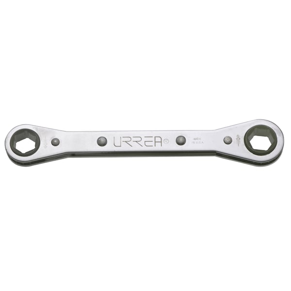 Urrea 12-Point Flat Ratcheting Box-End Wrench, 10X11Mm opening size. - 1192MA