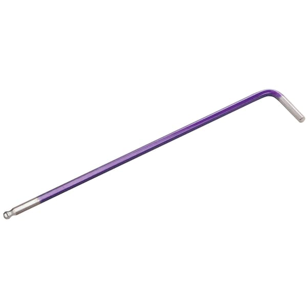 Eight Tool TAPER HEAD HEX KEY L-HANDLE EXTRA LONG, 3/32INCH X 111MM PRPL - TELC-3/32