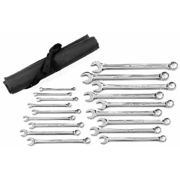 Gearwrench GearWrench 81920 18 pc. Long Pattern Combination Non-Ratcheting Wrench Set; Metric - KDT-81920