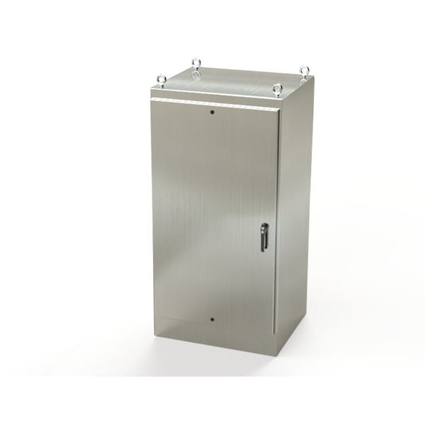Saginaw Control & Engineering 304 Stainless Steel Electrical Enclosures, 72 in H, 30 in D, 36 in W, NEMA 3R, 4, 4X, 12, 13 - SCE-72EL3630SSFS