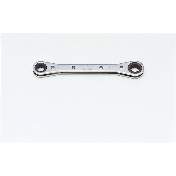 Ko-Ken Ratcheting Ring Wrench 10x11mm 6 Point 140mm - 102NM-10X11