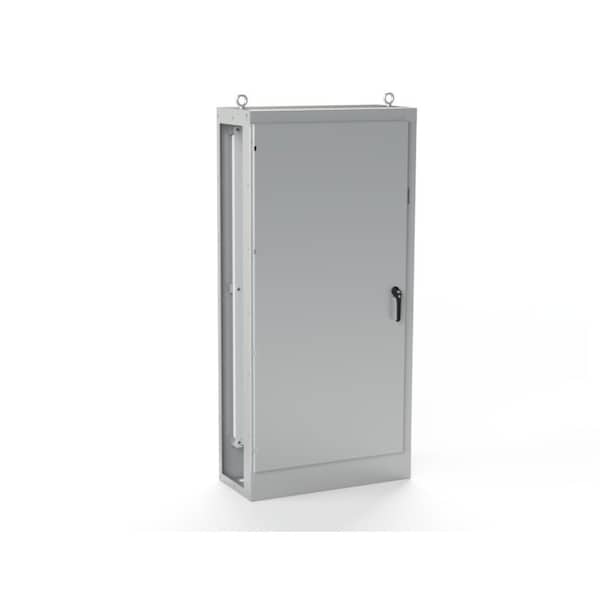 Saginaw Control & Engineering Carbon Steel Electrical Enclosures, 84 in H, 18 in D, 40 in W, NEMA 3R, 12, 13, Hinged - SCE-MOD84X4018