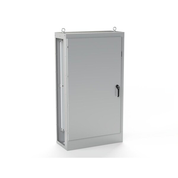 Saginaw Control & Engineering Carbon Steel Electrical Enclosures, 72 in H, 18 in D, 40 in W, NEMA 3R, 12, 13, Hinged - SCE-MOD72X4018