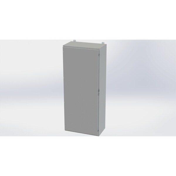 Saginaw Control & Engineering Carbon Steel Electrical Enclosures, 72 in H, 16 in D, 30 in W, NEMA 4, Hinged - SCE-72H3016LP