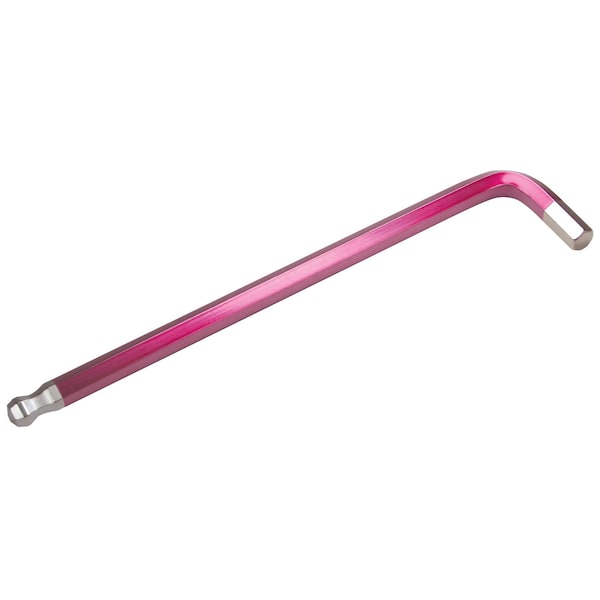 Eight Tool TAPER HEAD HEX KEY L-HANDLE EXTRA LONG, 10 X 235MM PINK - TLC-10