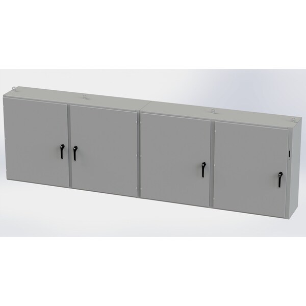 Saginaw Control & Engineering Electrical Enclosures, 48 in H, 18 in D, 157.5 in W - SCE-48X4D15818
