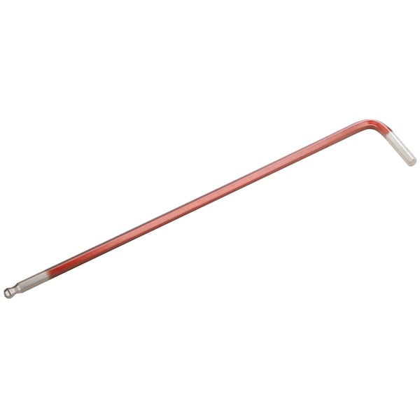 Eight Tool TAPER HEAD HEX KEY L-HANDLE EXTRA LONG, 3 X 130MM RED - TLC-3