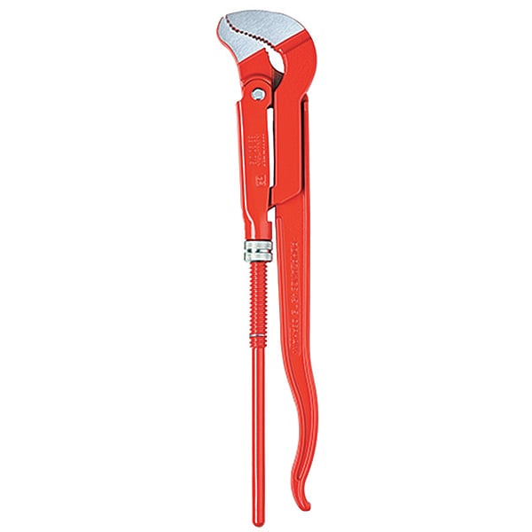 Knipex 26 in L 4 3/4 in Cap. Alloy Steel Swedish Pipe Wrench - 83 30 030