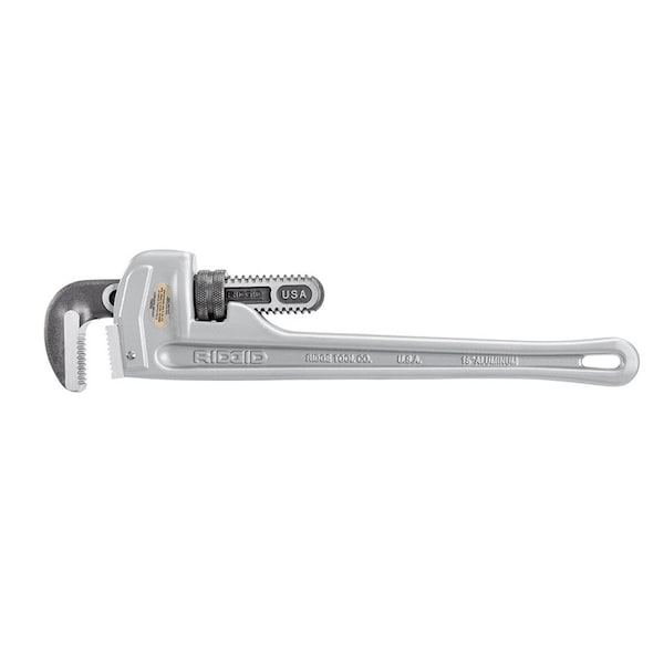 Ridgid 31100 18in Aluminum Straight Pipe Wrench - Model 818 - 31100-RIDGID