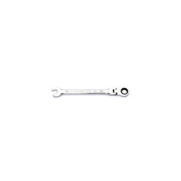Gearwrench 1/2" 90-Tooth 12 Point Flex Head Ratcheting Combination Wrench - 86745
