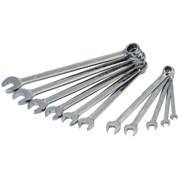 Craftsman Wrenches, 11-pc Metric Gunmetal Chrome L - CMMT87013