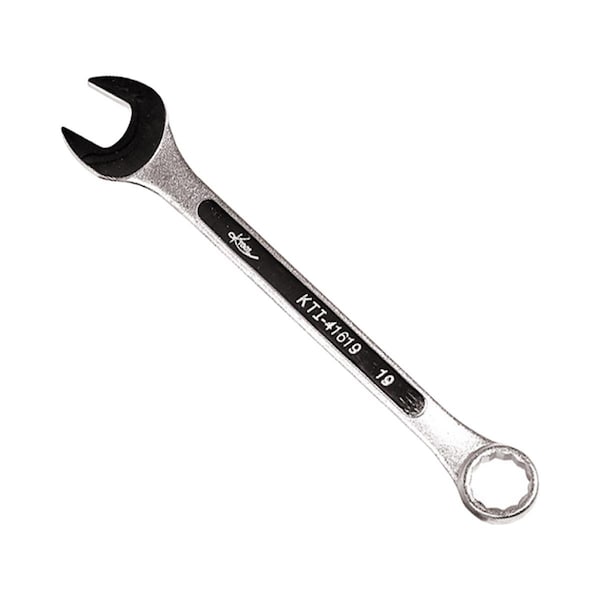 K-Tool International Raised Panel Combo Wrench, 12Pt, 19mm - KTI-41619