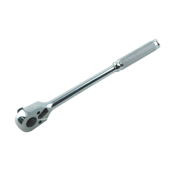 K-Tool International Lng Hndl Pro Series Chrome Ratchet, 7" - KTI-21095