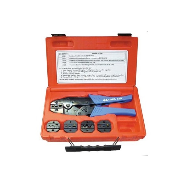 S&G Tool Aid TERMINAL CRIMPNG RATCHETING  KIT  T - SG18920