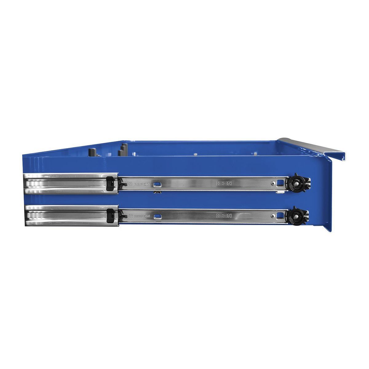 Icon 73 pulgadas x 25 pulgadas. Gabinete de rodillos profesional, azul - 56295.