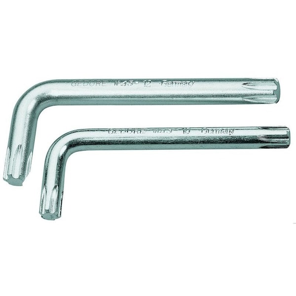 Gedore Cranked Socket, Key, Ribe M6 - 43 6