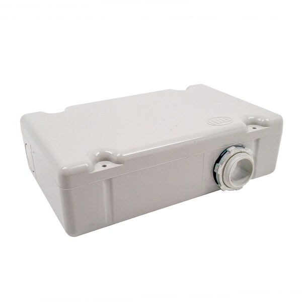 Functional Devices Plastic Electrical Enclosures, 4.28 in H, 2 in D, 7 in W, NEMA 4/4X - PE6000-N4-GY