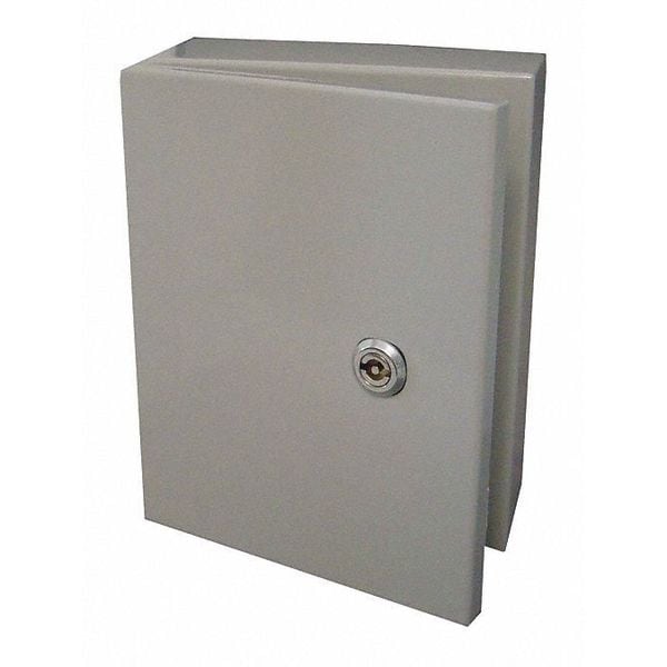 Functional Devices-Rib Steel Electrical Enclosures, 10 in H, 3.9 in D, 7.7 in W, NEMA 4X - MH2204-N4
