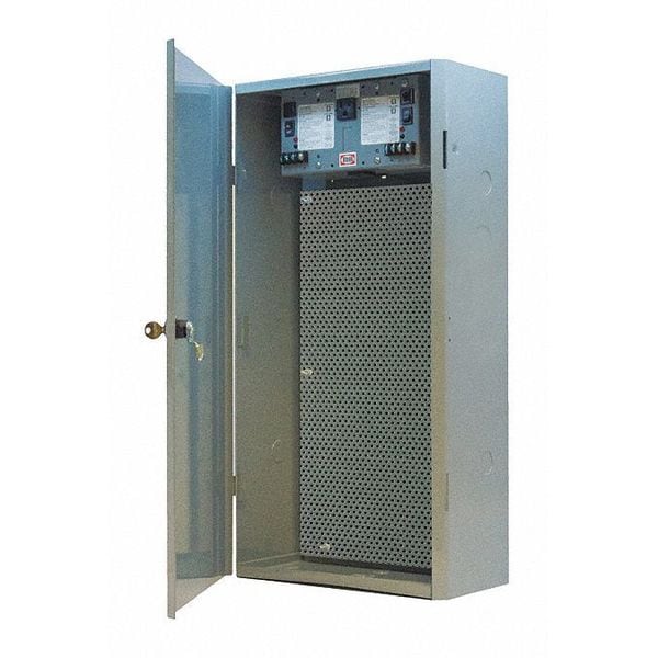 Functional Devices-Rib Steel Electrical Enclosures, 24-1/2 in H, 6-1/2 in D, 12-1/2 in W, Hinged - MHP3904100A100AB10