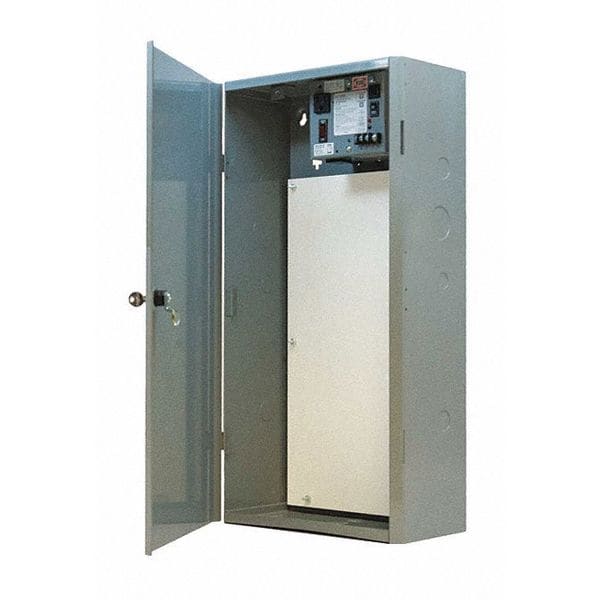 Functional Devices-Rib Steel Electrical Enclosures, 24-1/2 in H, 6-1/2 in D, 12-1/2 in W, Hinged - MHP3903100AB10