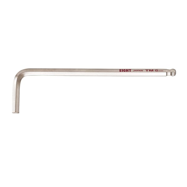 Eight Tool TAPER HEAD HEX KEY L-HANDLE LONG, 2.5 X 94MM SLVR - TM-2.5