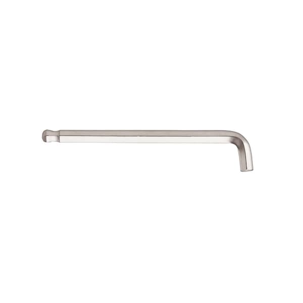 Eight Tool SHORT ARM TAPER HEAD HEX KEY L-HANDLE, 1/8INCH X 60MM SLVR - TTR-1/8