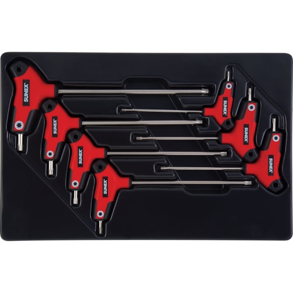 Sunex 7 Piece Torx? Comfort Grip T-Handle Torx? Key Set, 9857T - 9857T