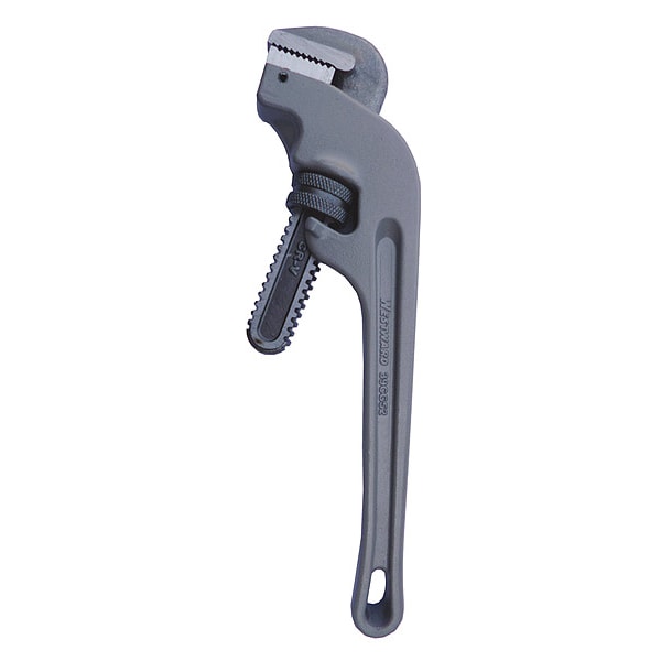 Westward 18 in L 2 1/2 in Cap. Aluminum End Pipe Wrench - 39CG47