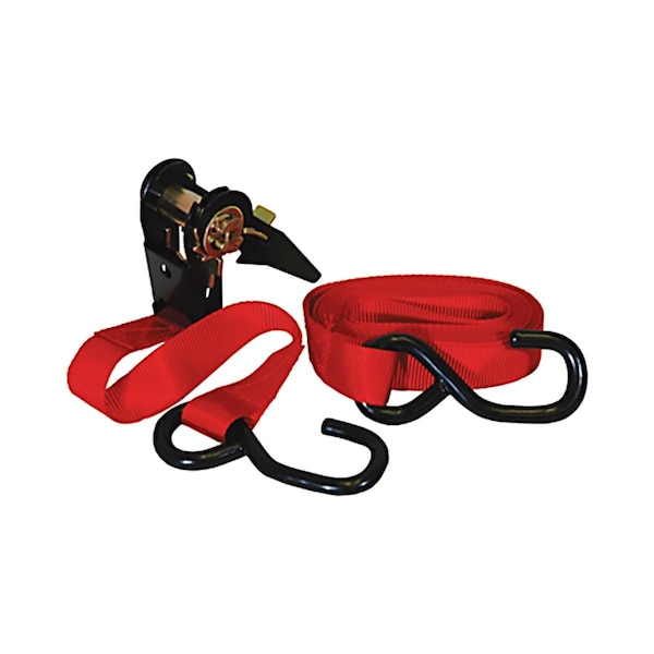 K-Tool International Ratcheting Tie Down Strap 1"X15' - KTI73861