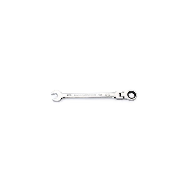 Gearwrench 9/16" 90-Tooth 12 Point Flex Head Ratcheting Combination Wrench - 86746
