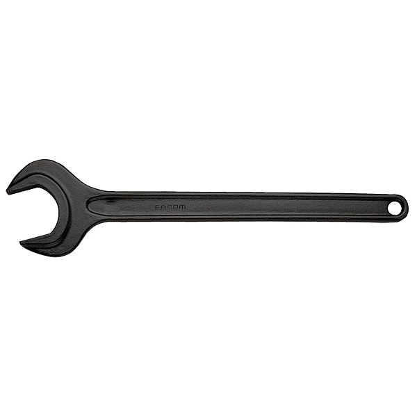 Facom Open End Wrench, Black, 34mm x 12-5/32 in - FM-45.34