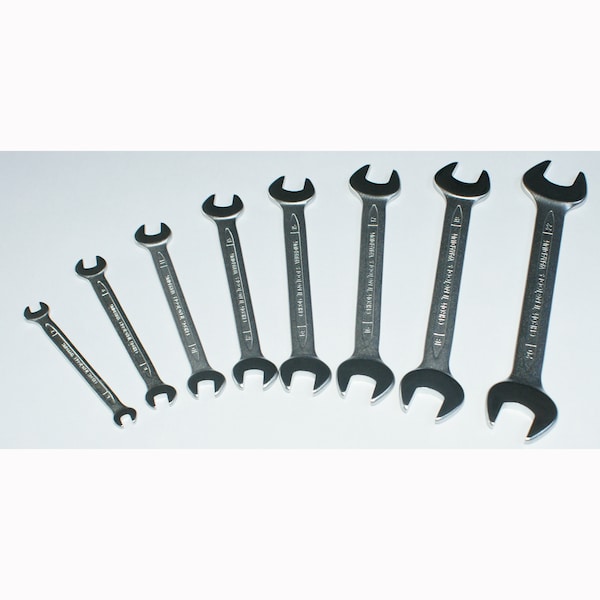 Teng Tools 8 Piece Double Open Ended Wrench Set 6 to 22mm - 6208 - 6208