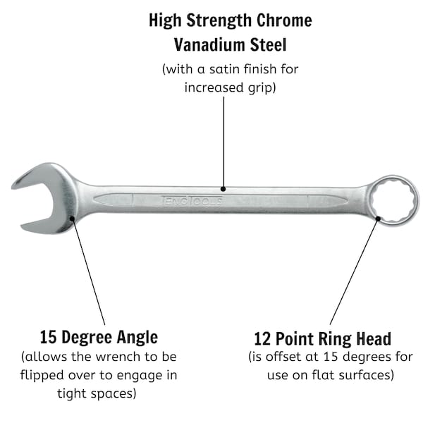 Teng Tools SPANNERS SAE REGULAR COMBINATION - 600134