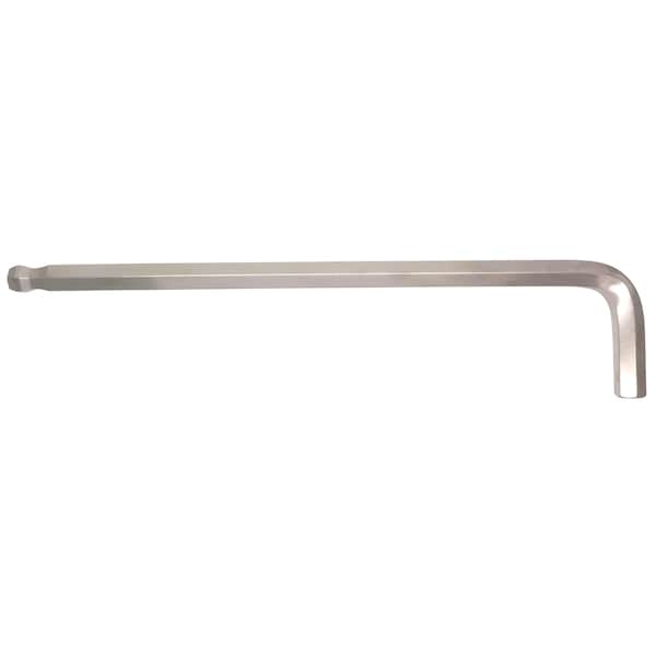Eight Tool TAPER HEAD HEX KEY L-HANDLE EXTRA LONG, 3/8INCH X 233MM SLVR - TEL-3/8