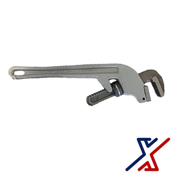 X1 Tools 18 Aluminum Pipe Wrench with a  45  Degree Head Offset 1 Wrench by X1 Tools - X1E-HAN-WRE-PIP-1060x1