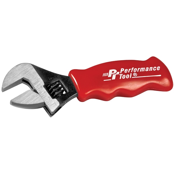 Performance Tool Performance Tool Metric and SAE Stubby Adjustable Wrench 6 in. L 1 pc - W9108
