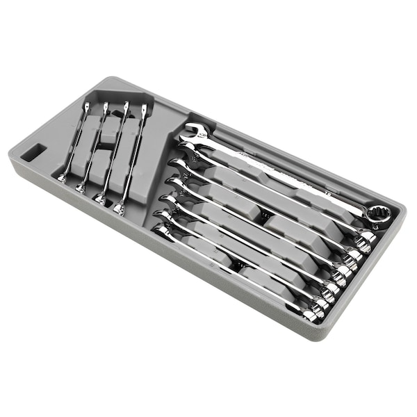 Ingersoll-Rand 11 Piece Metric Long Pattern Combination Wrench Set - 752057X