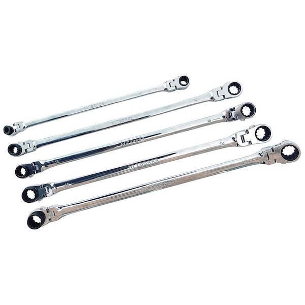 Atd Tools ATD 5-Piece XL Ratcheting Wrench Set with 10 Metric Sizes - 99650
