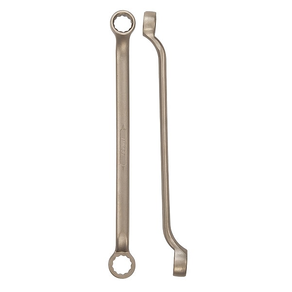 Ampco Safety Tools Dbl Box Wrench, Non-Spark, 1-1/16x1-1/8 in - W-3241