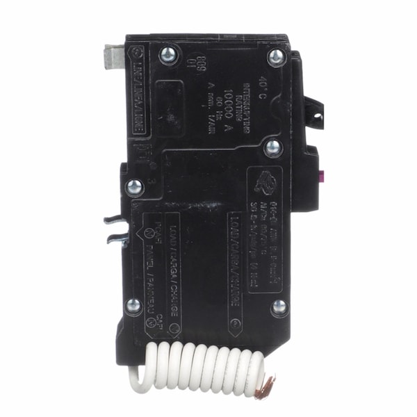 Square D Miniature Circuit Breaker, QO Series, 15A, 1 Pole, 120V AC, 10kA at 120V AC - QO115DFC