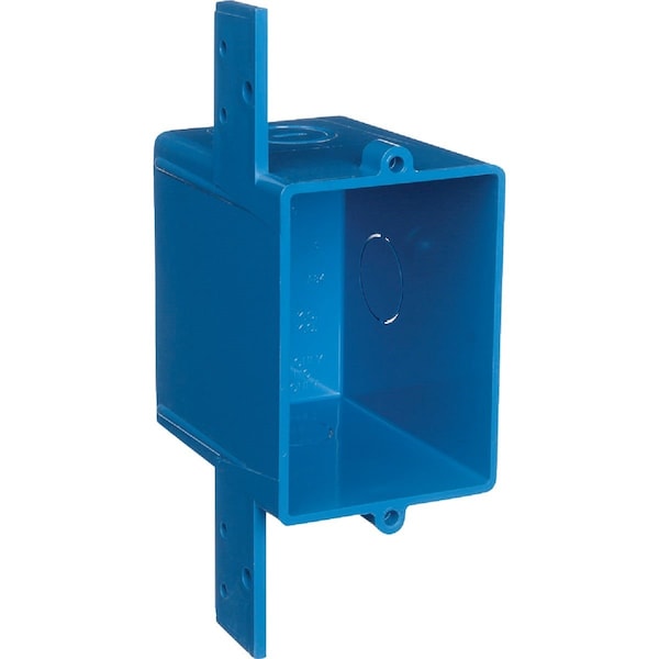 Abb Electrical Box, 16 cu in, Wall Box Type, 1 Gang, PVC - A58381DCAR