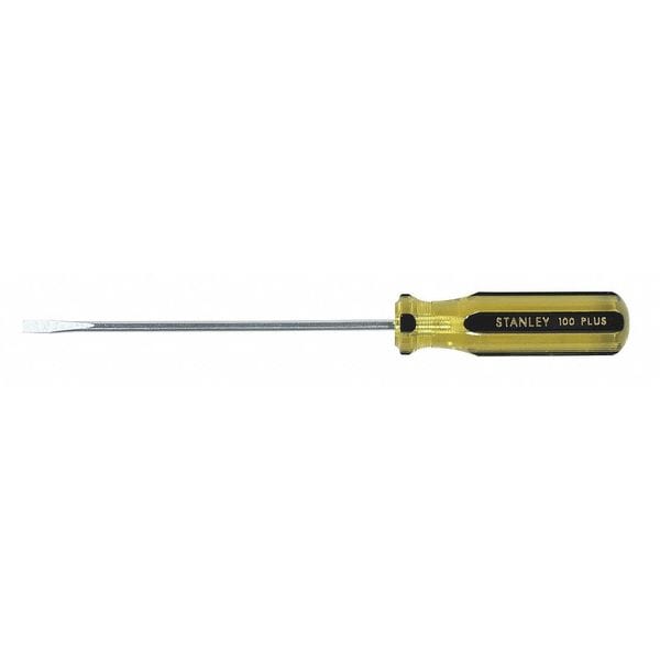 Stanley General Purpose Cabinet Slotted Screwdriver 3/16 in Round - 66-186-A