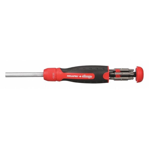 Megapro Phillips, Robertson Square Recess, Slotted, Torx(R) Bit 8 1/2 in, Drive Size: 1/4 in - 211R2C36RD-B