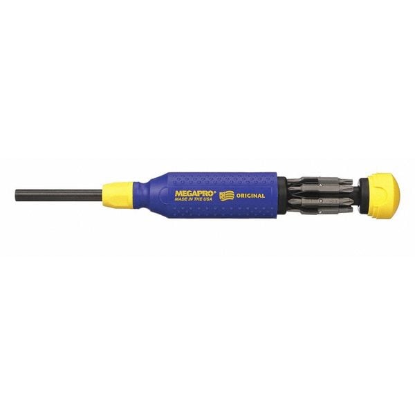 Megapro Phillips, Square, Star, Slot Bit 8 1/2 in, Drive Size: 1/4 in , Num. of pieces:8 - 151NAS-B