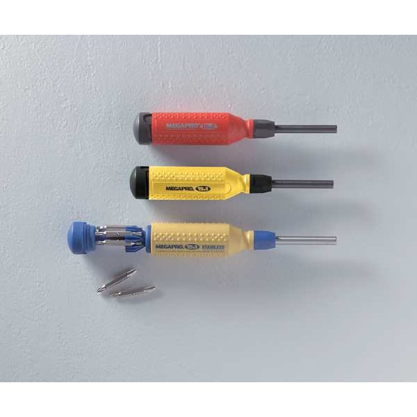 Megapro Phillips, Square, Star, Slot Bit 8 1/2 in, Drive Size: 1/4 in , Num. of pieces:8 - 151SS-B