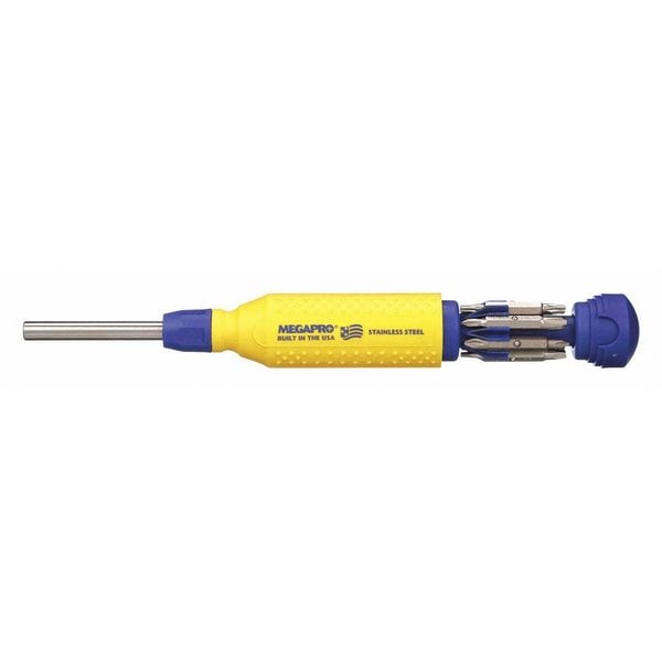 Megapro Phillips, Square, Star, Slot Bit 8 1/2 in, Drive Size: 1/4 in , Num. of pieces:8 - 151SS-B
