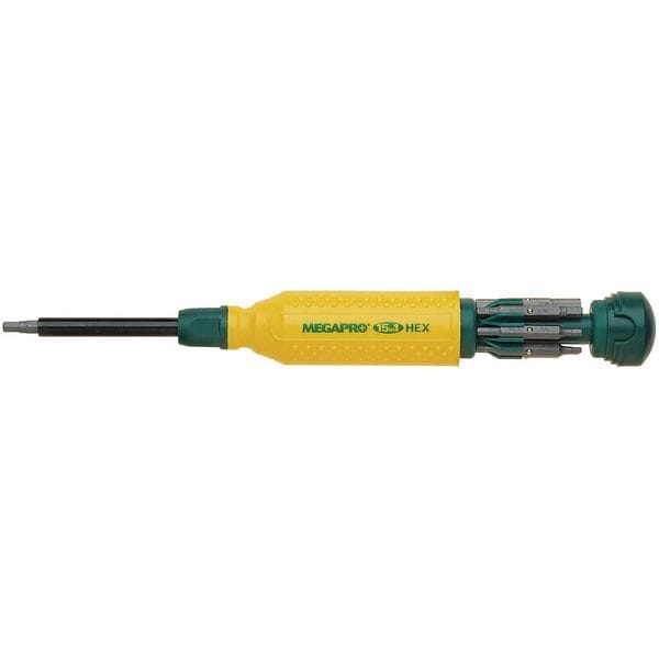 Megapro Hex Bit 8 1/2 in, Drive Size: 1/4 in , Num. of pieces:8 - 151HX-B