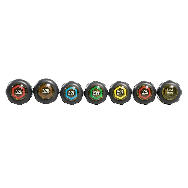 Klein Tools Nut Driver Set, Magnetic Nut Drivers, 6-Inch Shafts, 7-Piece - 647M