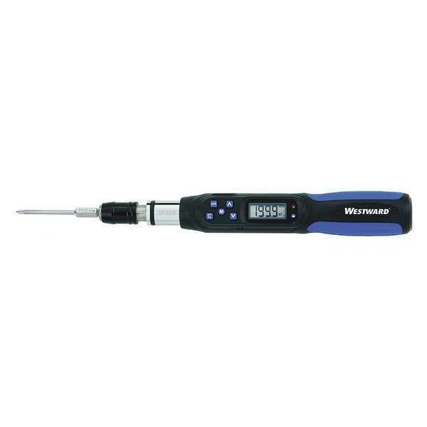 Westward Torque Driver, 1/4", 0.88 to 17.70 in.-lb. - 6PAF4